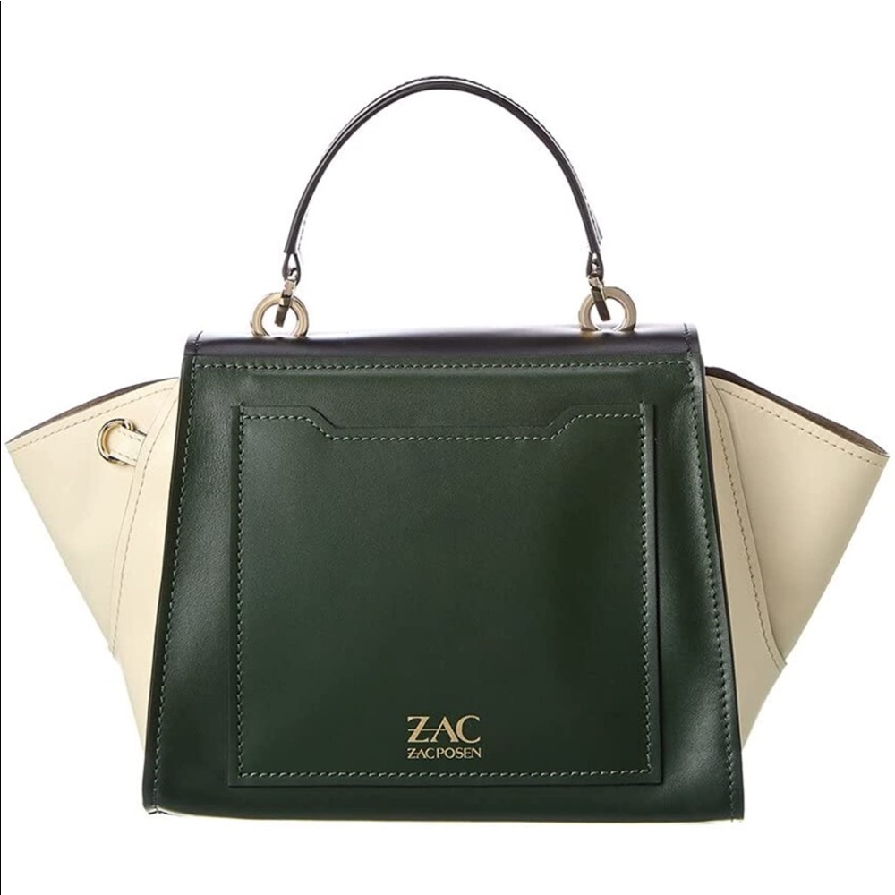ZAC Zac Posen Eartha Top-Handle Crossbody. Color Military. NWT. - Picture 2 of 11